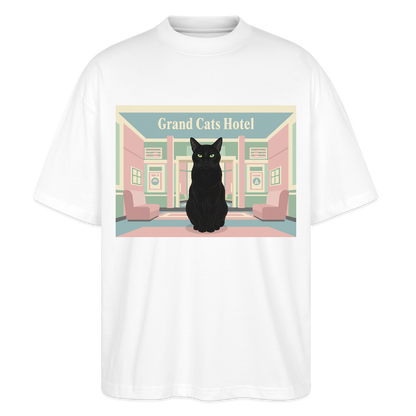 Grand Hotel Krümel | Stanley/Stella Oversized Unisex Bio T-Shirt Blaster - Weiß