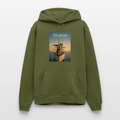 Titanicat – Ich bin der König der Kratzbäume | Männer Premium Hoodie - Khaki