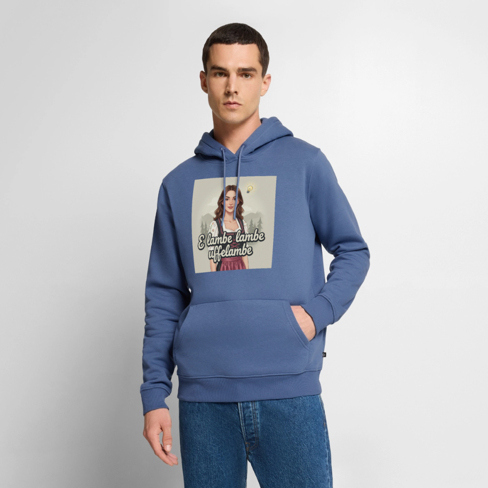 E Lambe, lambe, uffelambe – Alemannischer Geistesblitz | Männer Premium Hoodie - Taubenblau