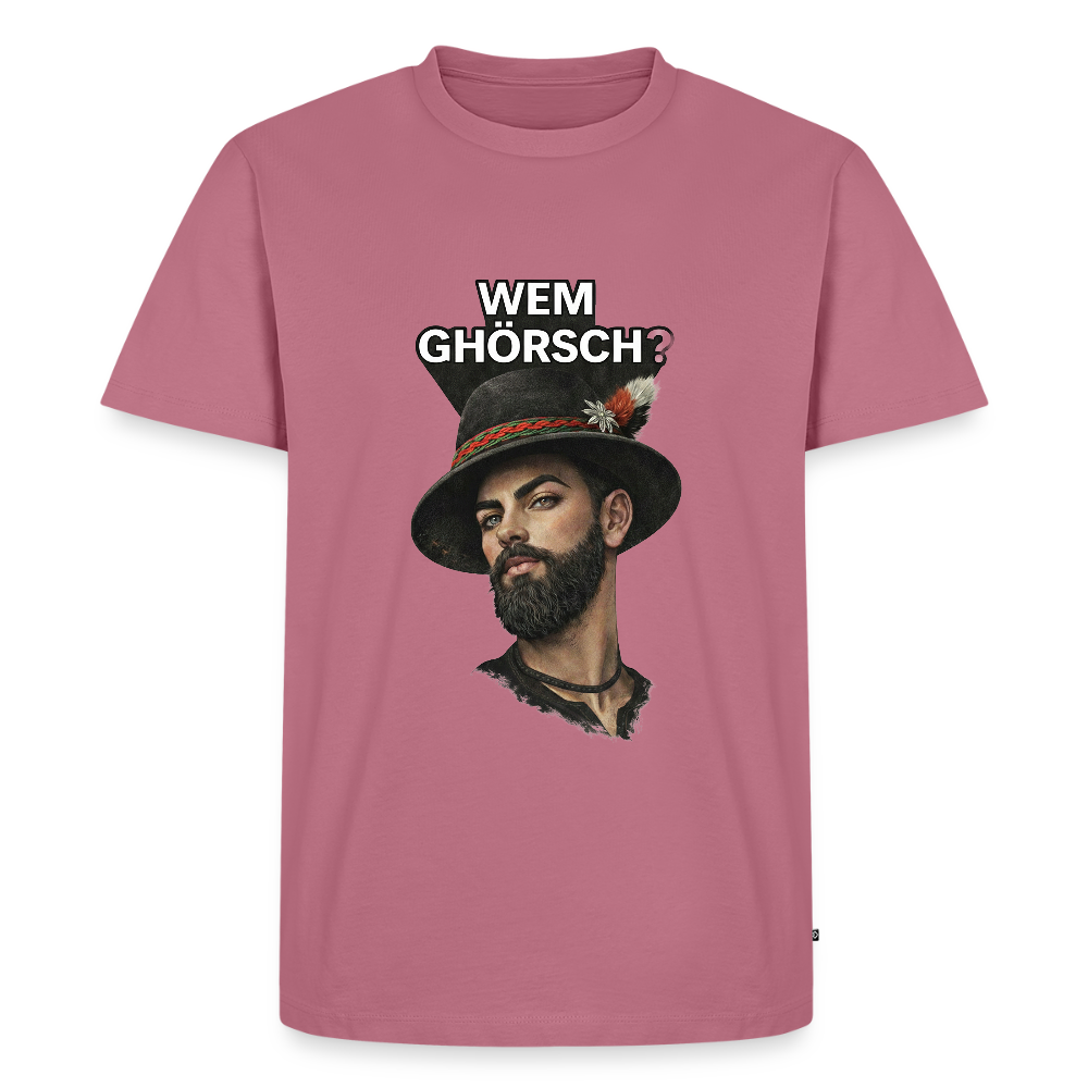 Wem ghörsch? – Alemannische Klärung | Männer Premium T-Shirt - Mauve