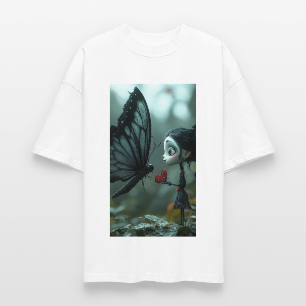 Mut für einen Moment | Stanley/Stella Oversized Unisex Bio T-Shirt Blaster - Weiß