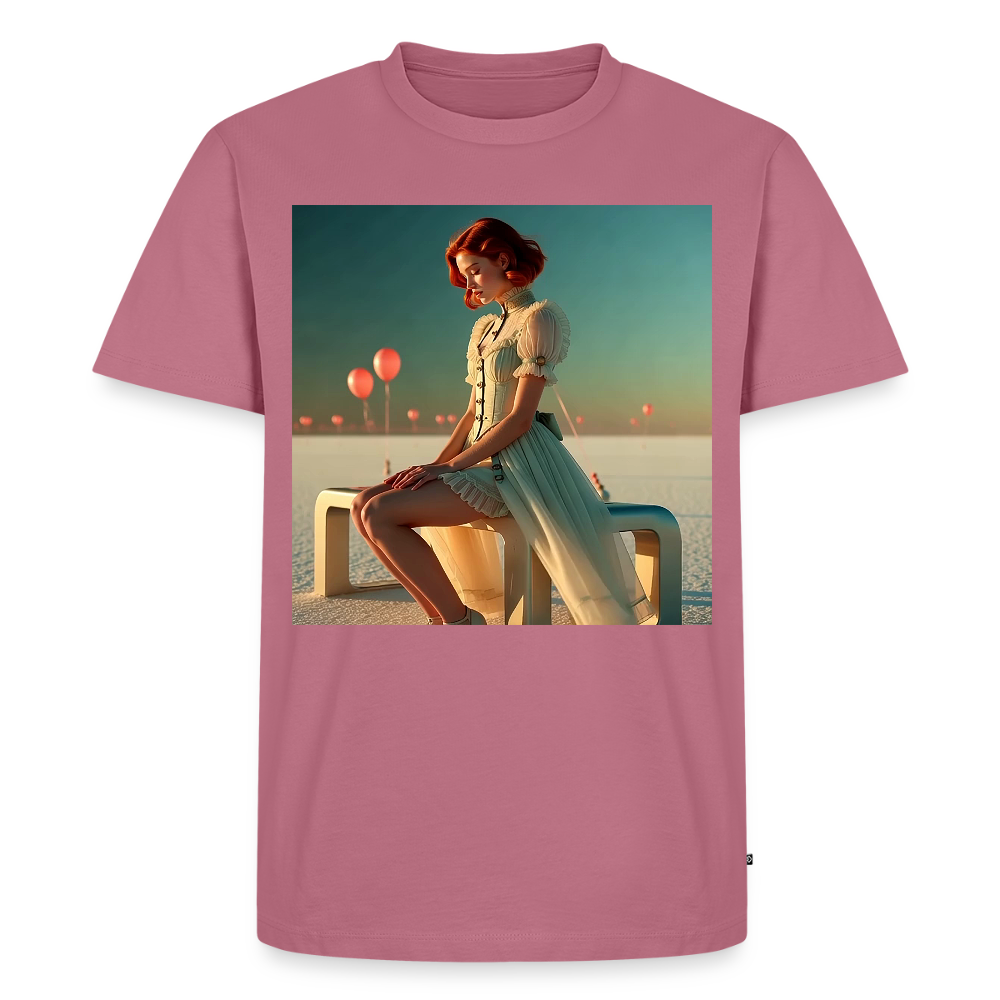Leise Gedanken bei lauter Farben | Männer Premium T-Shirt - Mauve