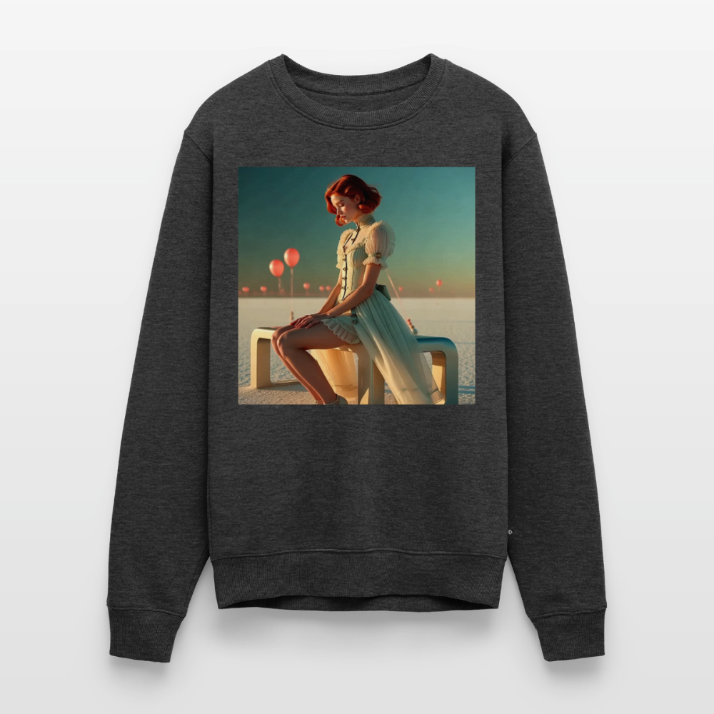 Leise Gedanken bei lauter Farben |  Männer Premium Pullover - Anthrazit meliert