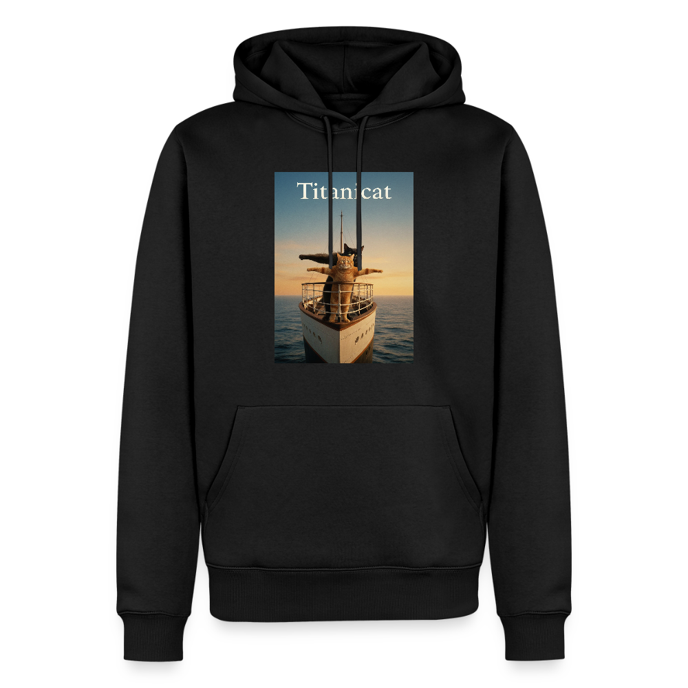 Titanicat – Ich bin der König der Kratzbäume | Männer Premium Hoodie - Schwarz
