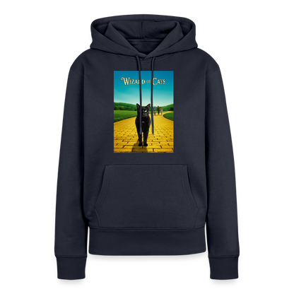 Wizard of Cats – Der gelbe Weg gehört Krümel | Frauen Premium Hoodie - Navy