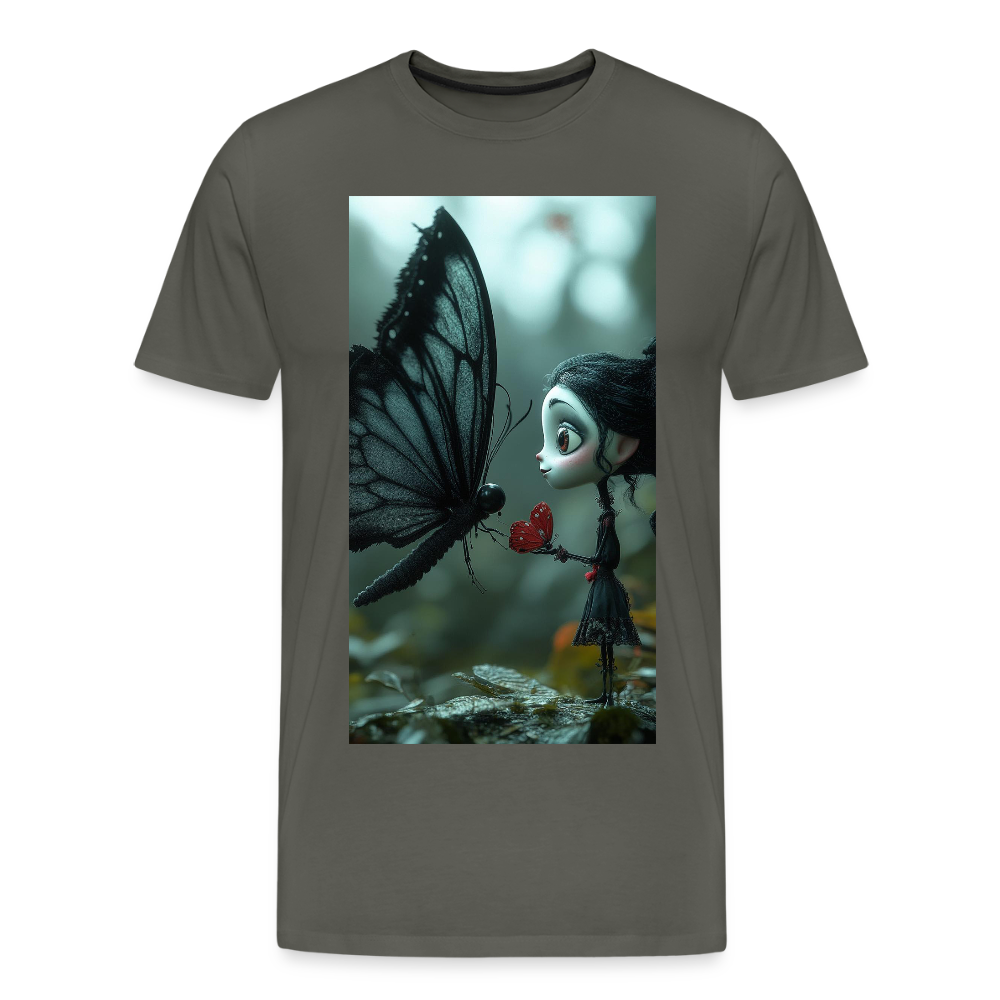 Mut für einen Moment | Männer Premium T-Shirt - Asphalt