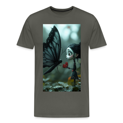 Mut für einen Moment | Männer Premium T-Shirt - Asphalt