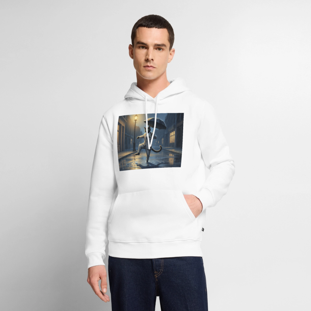 Krümel tanzt im Regen | Männer Premium Hoodie - Weiß