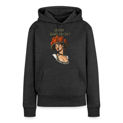 Wem ghörsch? – Schwarzwald Edition | Frauen Premium Hoodie - Anthrazit meliert