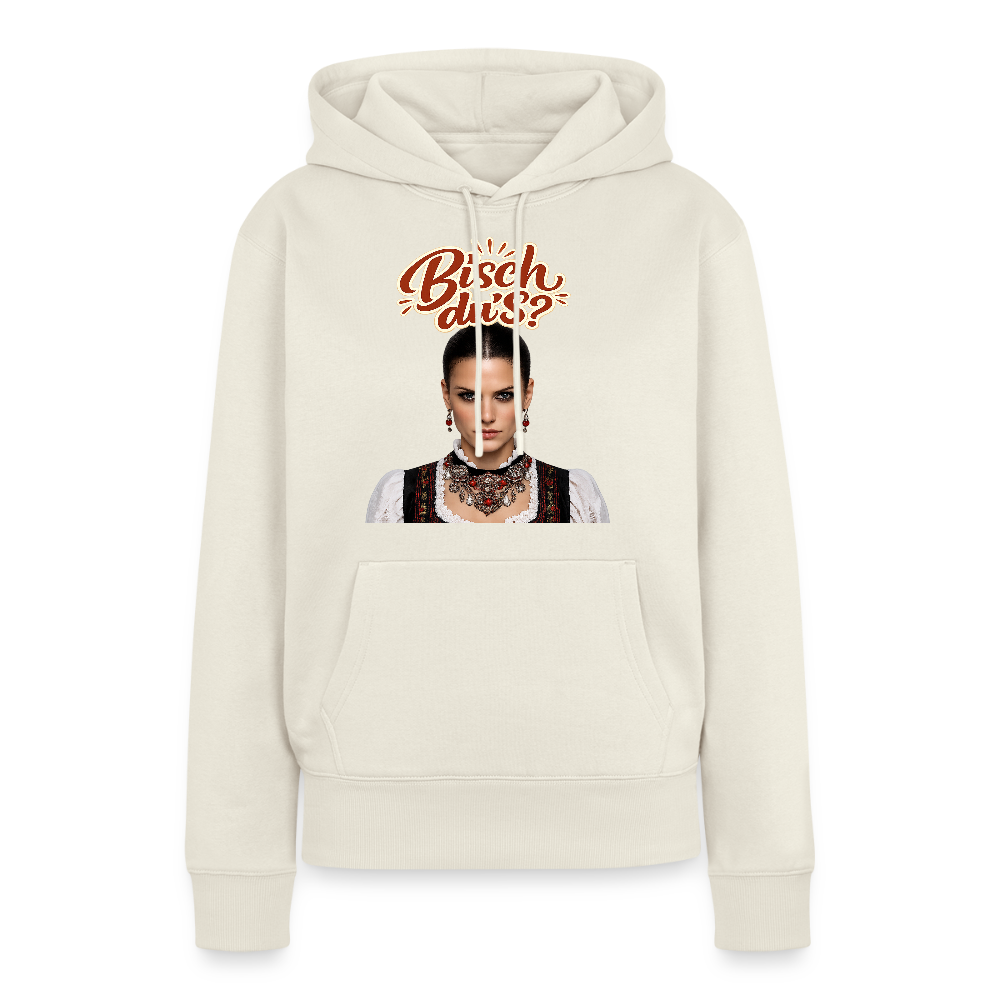 Schwarzwaldstolz – Sie weiß, wer sie isch | Frauen Premium Hoodie - Naturweiß