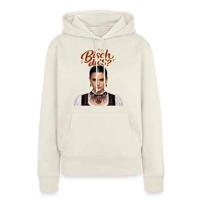 Schwarzwaldstolz – Sie weiß, wer sie isch | Frauen Premium Hoodie - Naturweiß
