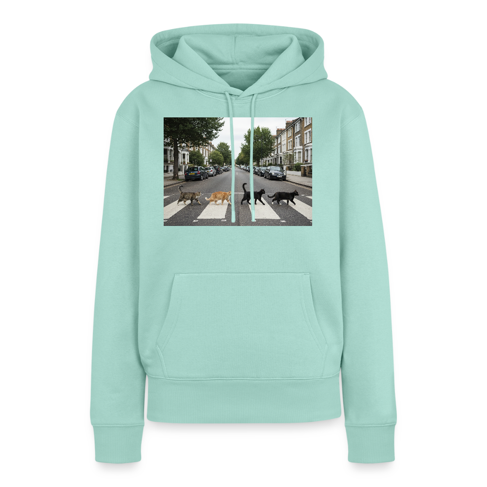 The Purrfect Crossing – Wir waren vor der Band da | Frauen Premium Hoodie - Mint 