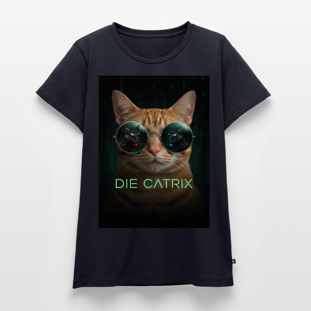 Die Catrix – Krümel erwacht | Frauen Premium T-Shirt - Navy