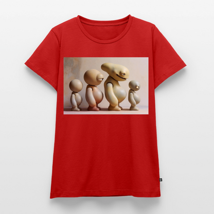 So wachsen wir also | Frauen Premium T-Shirt - Rot