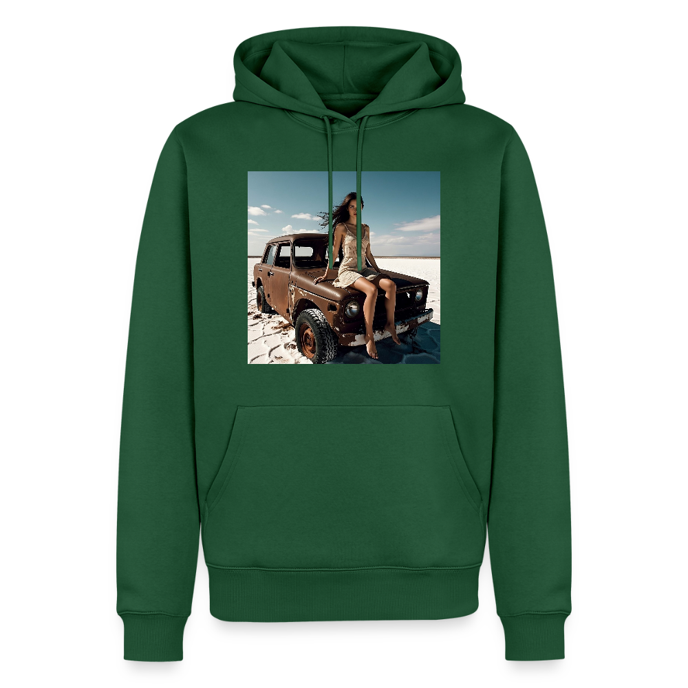 Warten auf irgendwas | Männer Premium Hoodie - Flaschengrün