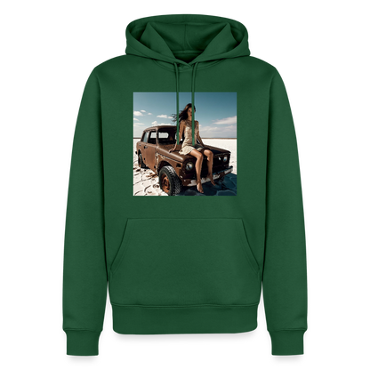 Warten auf irgendwas | Männer Premium Hoodie - Flaschengrün