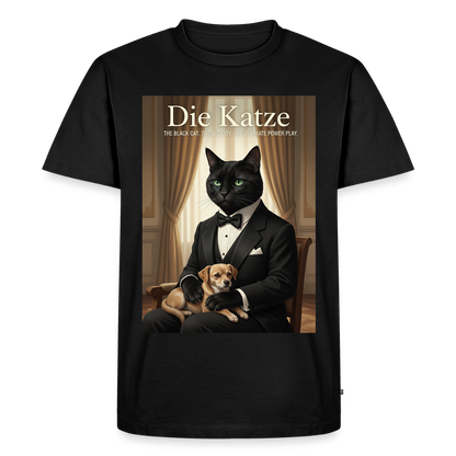 Die Katze – Krümel regelt das | Männer Premium T-Shirt - Schwarz