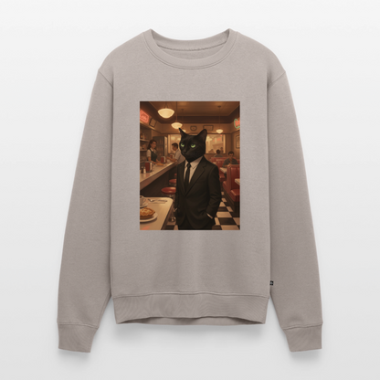 Krümel – Royale mit Pfote |  Männer Premium Pullover - Taupe