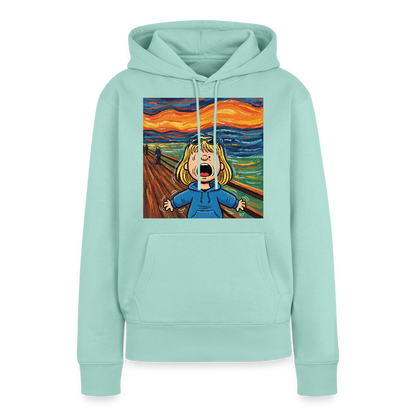 Der Schrei… manchmal bist du es selbst | Frauen Premium Hoodie - Mint 
