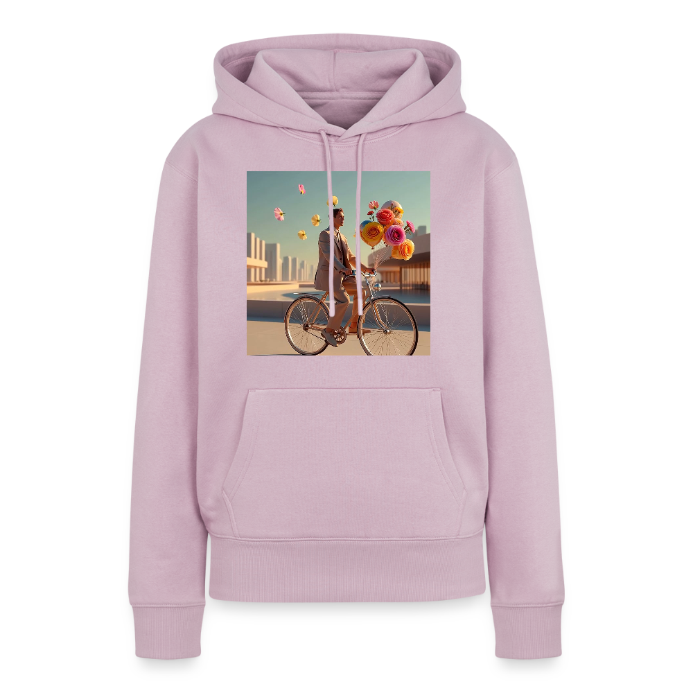 Fahrt ins Ungewisse (mit Blumen) | Frauen Premium Hoodie - Altrosa