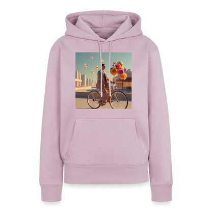 Fahrt ins Ungewisse (mit Blumen) | Frauen Premium Hoodie - Altrosa