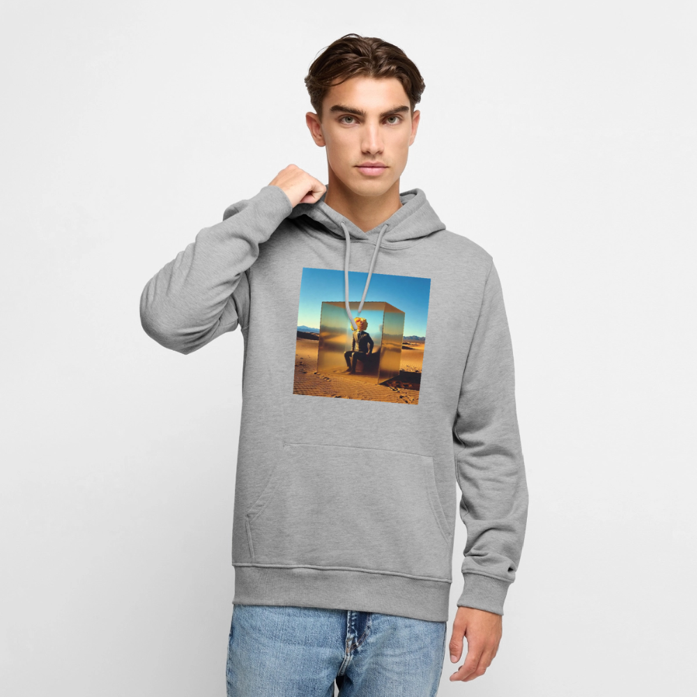 Gefühle unter Glas | Männer Premium Hoodie - Grau meliert