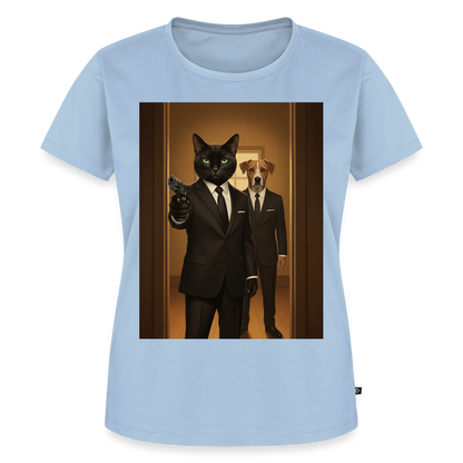 Krümel – Say Meow Again | Frauen Premium T-Shirt - Hellblau