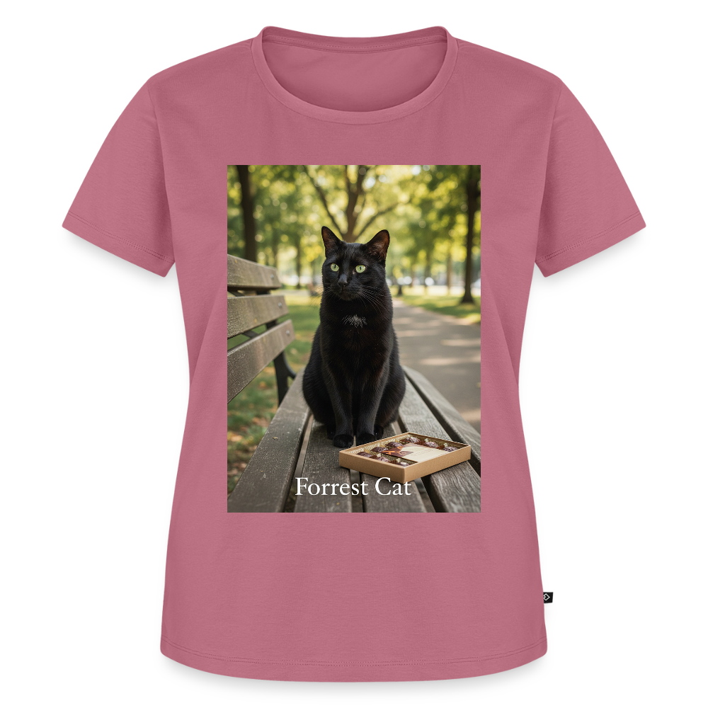 Forrest Cat – Krümel wartet | Frauen Premium T-Shirt - Mauve