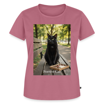 Forrest Cat – Krümel wartet | Frauen Premium T-Shirt - Mauve