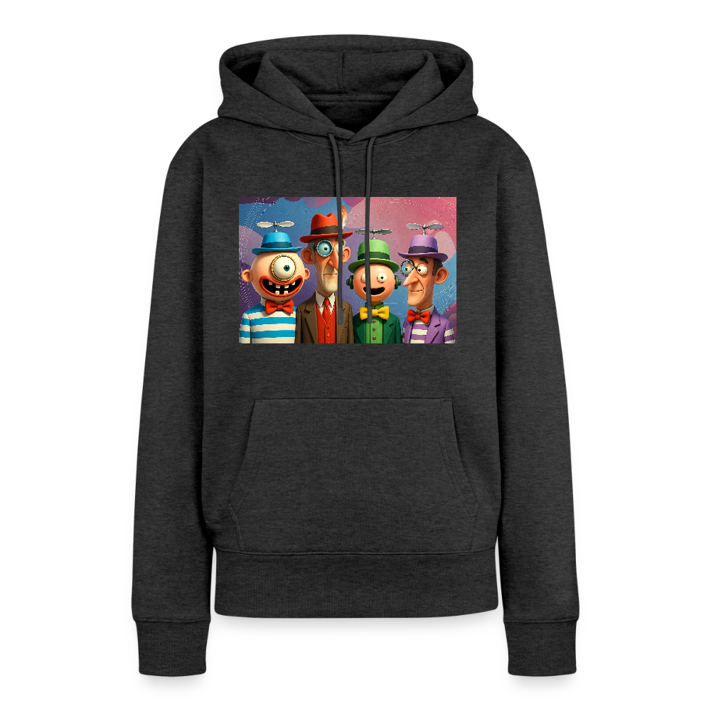 Gedankenkreise auf Hochtouren | Frauen Premium Hoodie - Anthrazit meliert