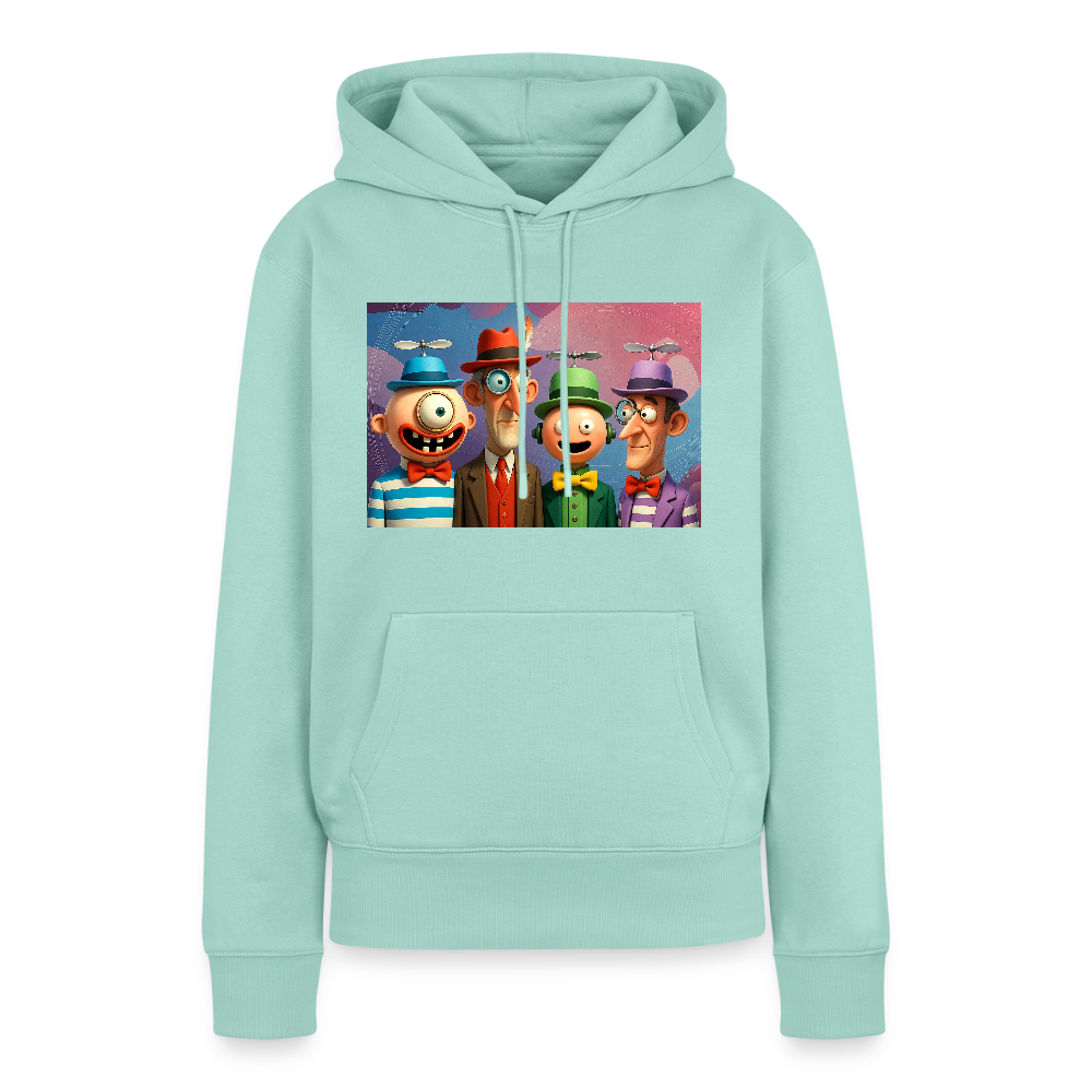 Gedankenkreise auf Hochtouren | Frauen Premium Hoodie - Mint 