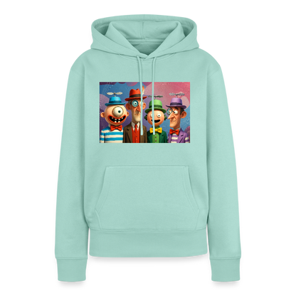 Gedankenkreise auf Hochtouren | Frauen Premium Hoodie - Mint 