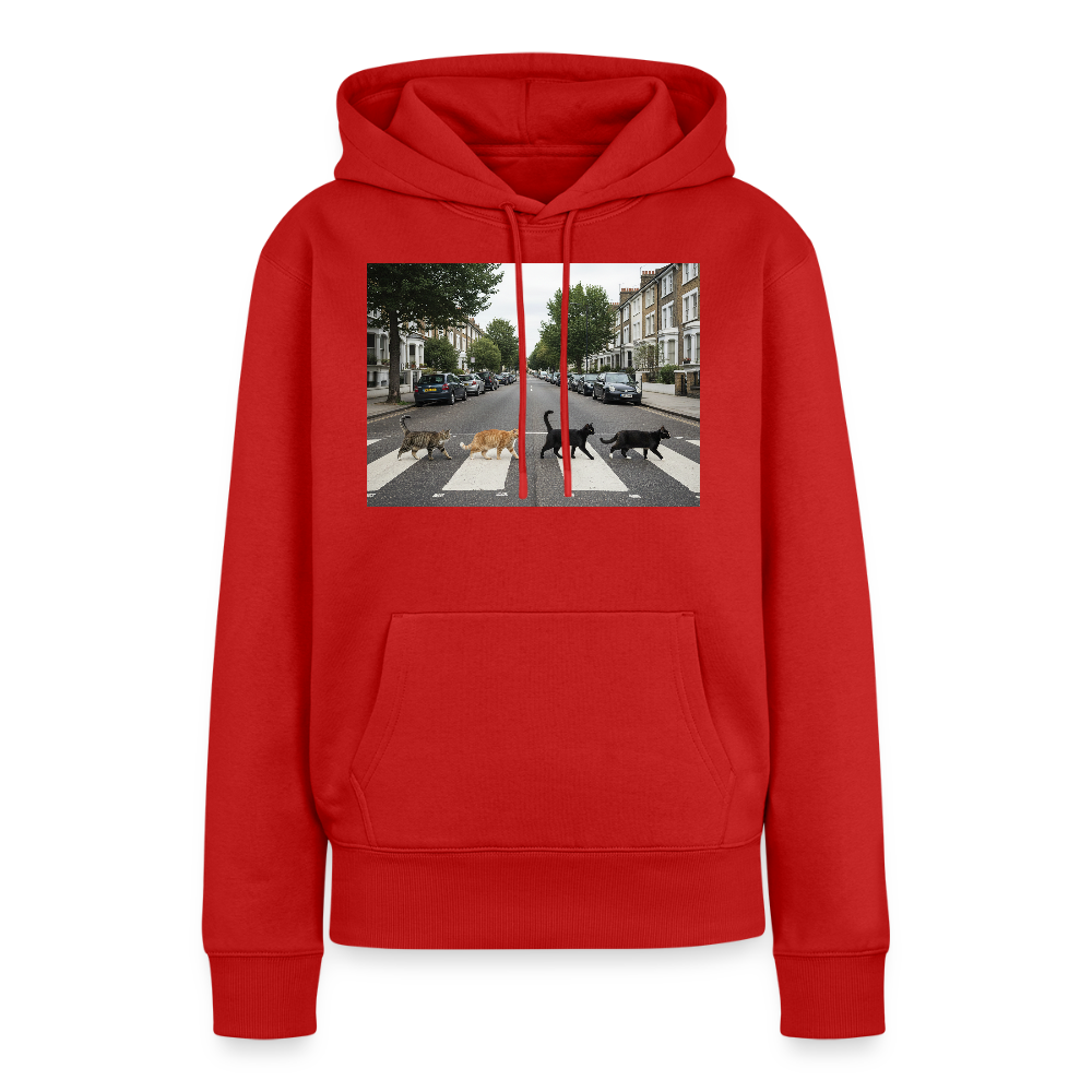 The Purrfect Crossing – Wir waren vor der Band da | Frauen Premium Hoodie - Rot