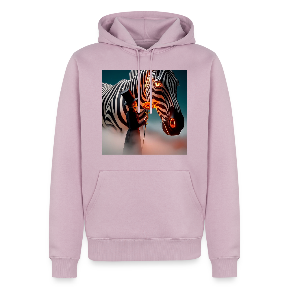 Blumen für ein Zebra | Männer Premium Hoodie - Altrosa