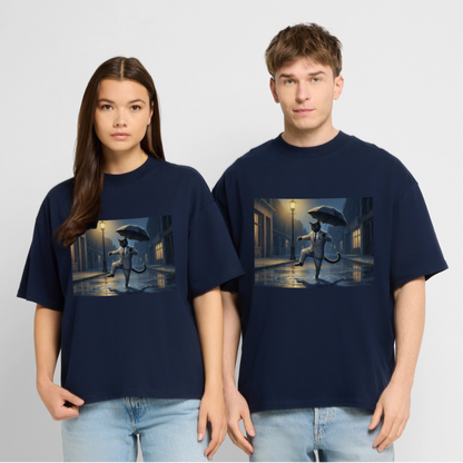 Krümel tanzt im Regen | Stanley/Stella Oversized Unisex Bio T-Shirt Blaster - Navy