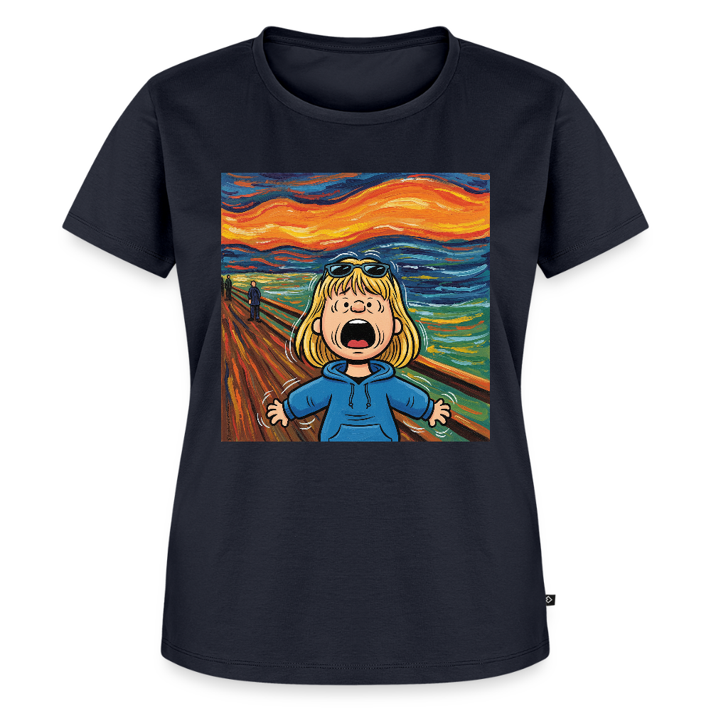Der Schrei… manchmal bist du es selbst | Frauen Premium T-Shirt - Navy