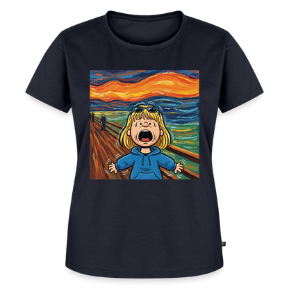 Der Schrei… manchmal bist du es selbst | Frauen Premium T-Shirt - Navy