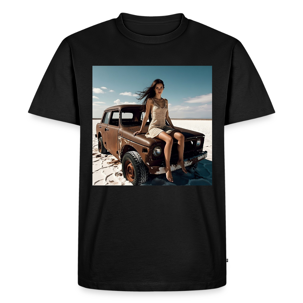 Warten auf irgendwas | Männer Premium T-Shirt - Schwarz