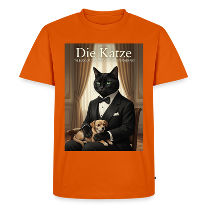 Die Katze – Krümel regelt das | Männer Premium T-Shirt - Orange 