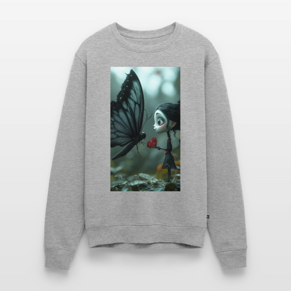 Mut für einen Moment |  Männer Premium Pullover - Grau meliert