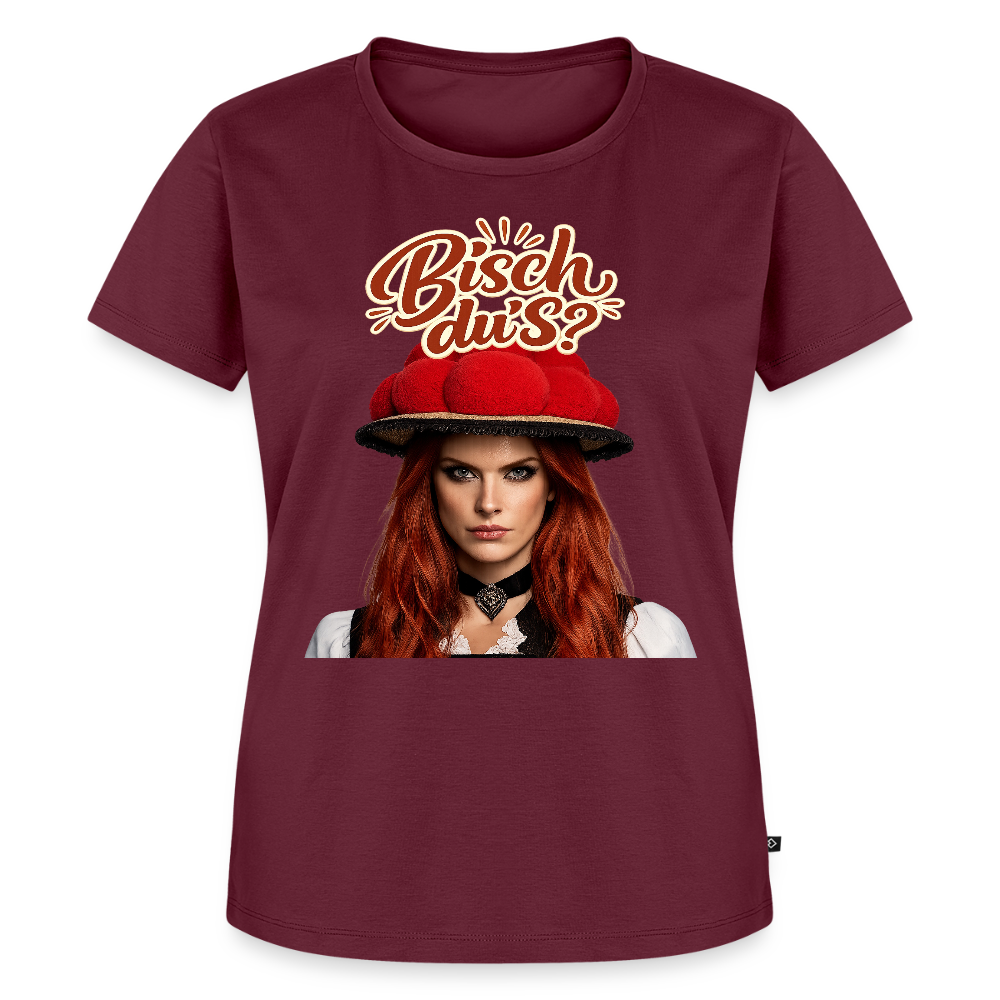 Bisch du’s? – Schwarzwaldmädel | Frauen Premium T-Shirt - Burgunderrot