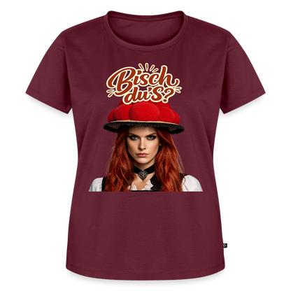Bisch du’s? – Schwarzwaldmädel | Frauen Premium T-Shirt - Burgunderrot