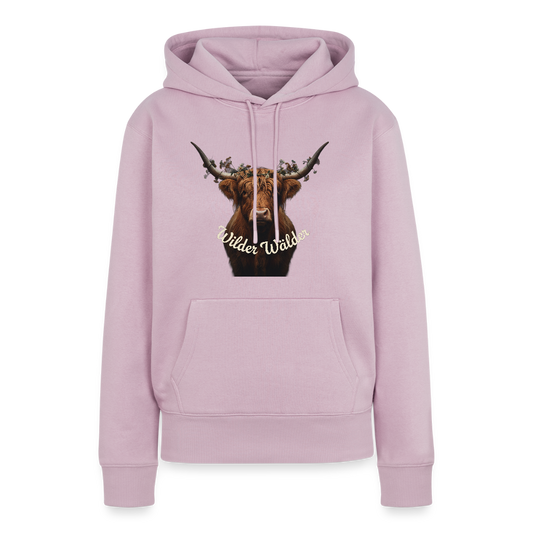 Wilder Wälder – Schwarzwald Highland Rind | Frauen Premium Hoodie - Altrosa