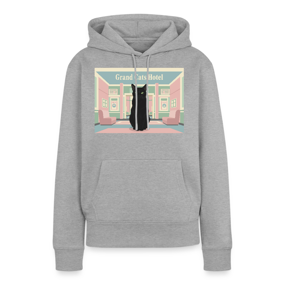 Grand Hotel Krümel | Frauen Premium Hoodie - Grau meliert