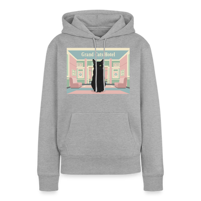 Grand Hotel Krümel | Frauen Premium Hoodie - Grau meliert