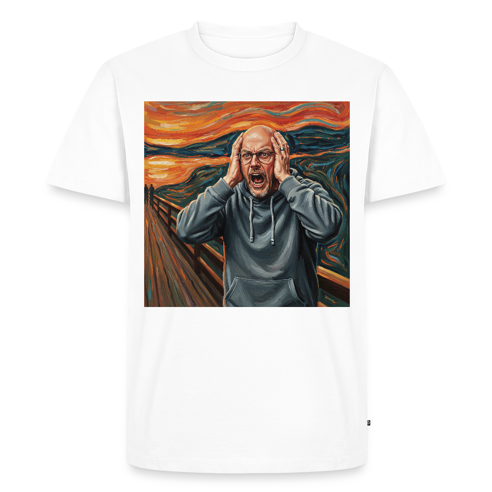 Der Schrei… wenn es wirklich reicht | Männer Premium T-Shirt - Weiß