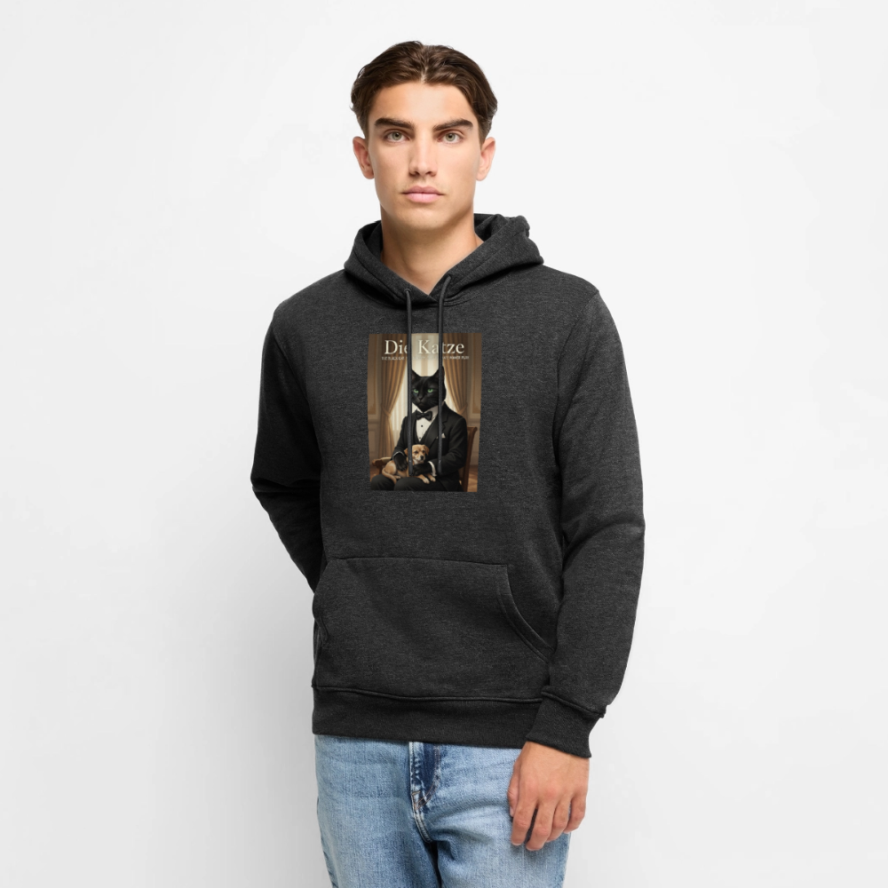 Die Katze – Krümel regelt das | Männer Premium Hoodie - Anthrazit meliert