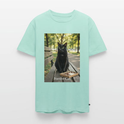 Forrest Cat – Krümel wartet | Männer Premium T-Shirt - Mint 
