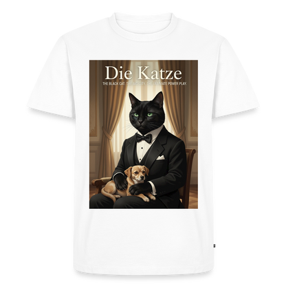 Die Katze – Krümel regelt das | Männer Premium T-Shirt - Weiß