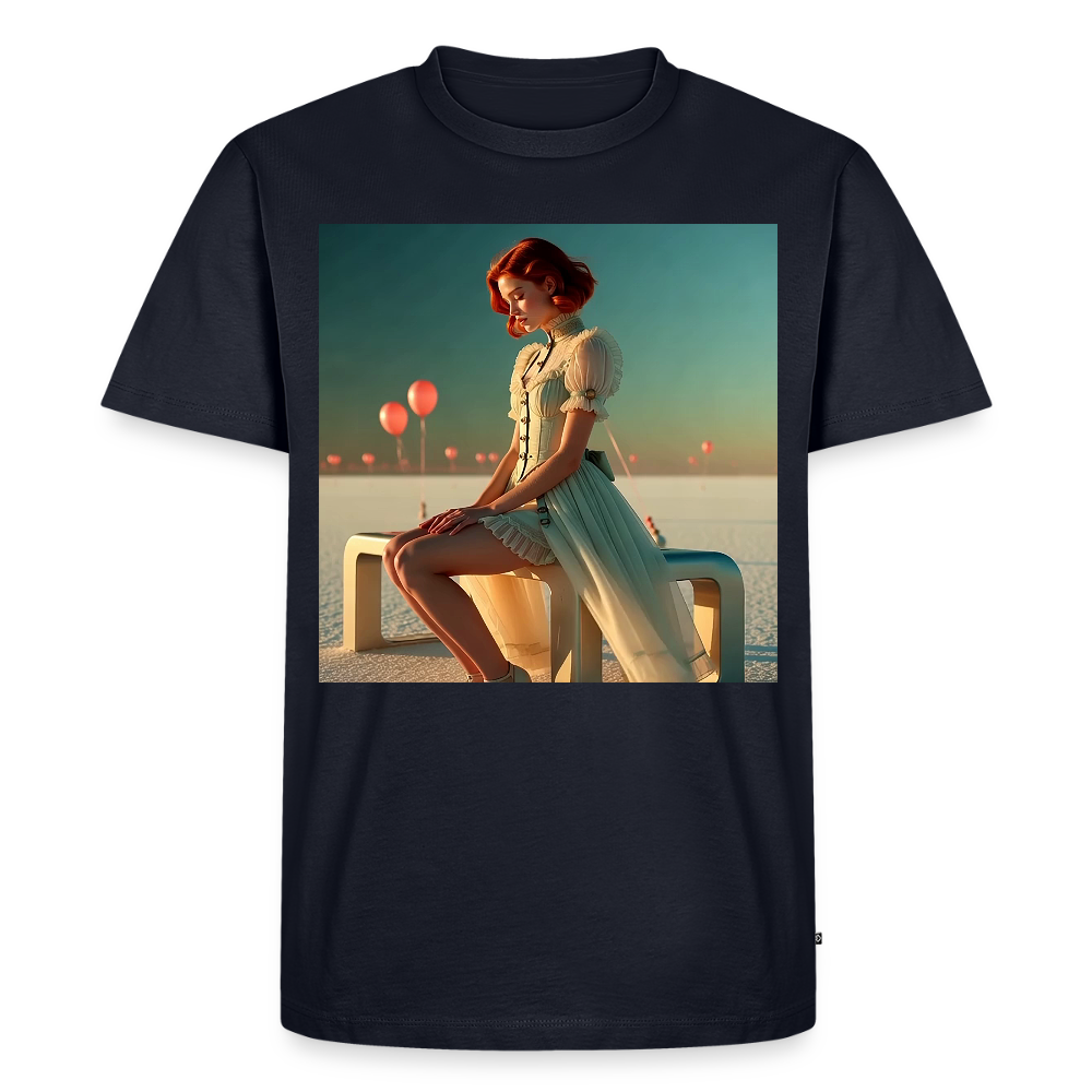 Leise Gedanken bei lauter Farben | Männer Premium T-Shirt - Navy